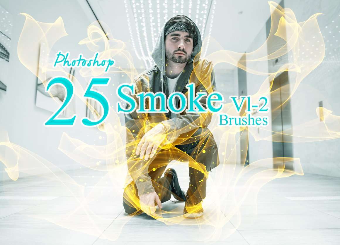 25 Smoke Photoshop Brushes