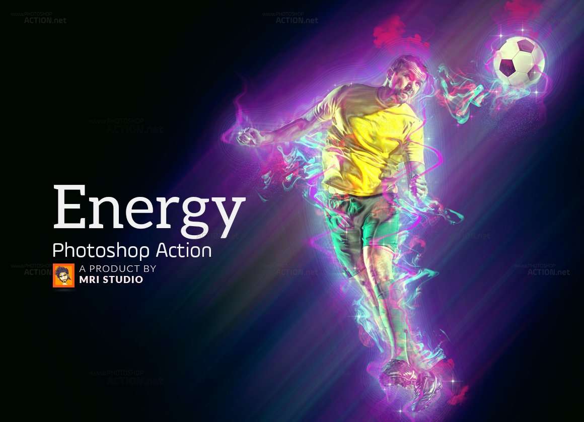 Energy Photoshop Action