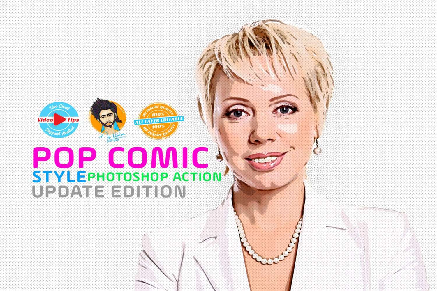Pop Comic Style Photoshop Action
