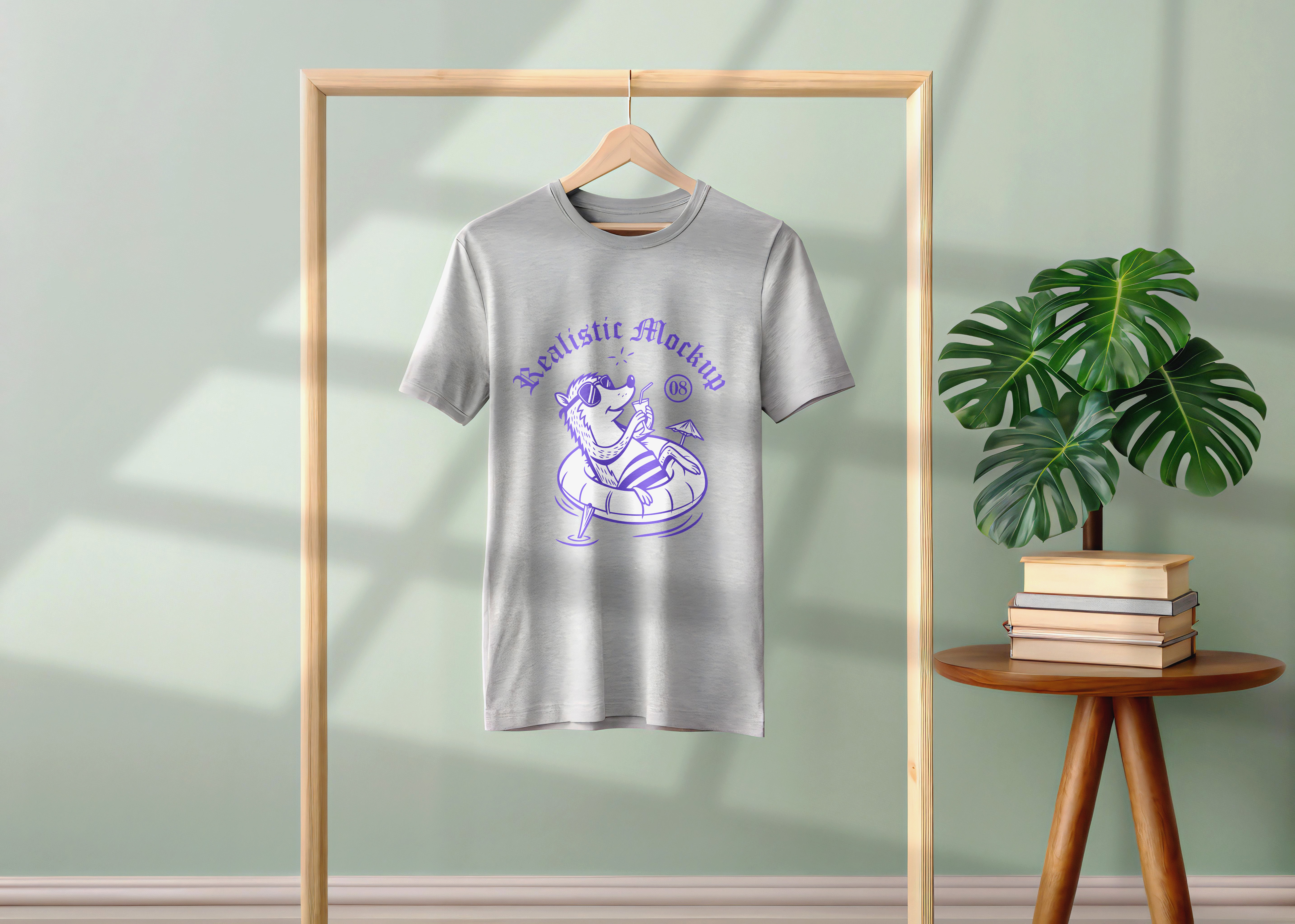 Realistic Free T-Shirt PSD Mockup – Easy Photoshop Customization