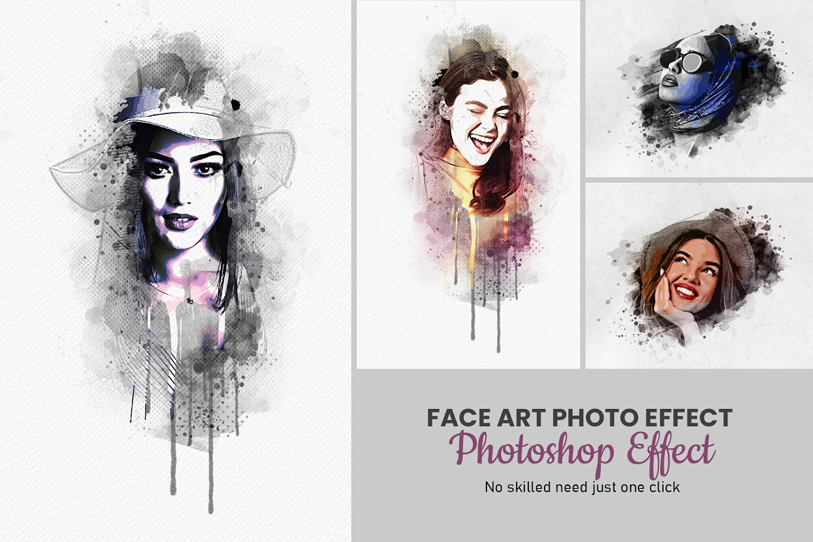 Face Art Photo Effect Template