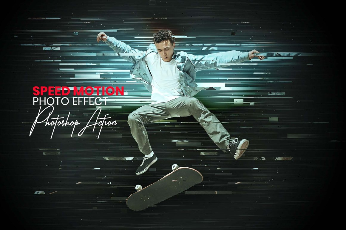 Speed Motion Effect Photoshop Action