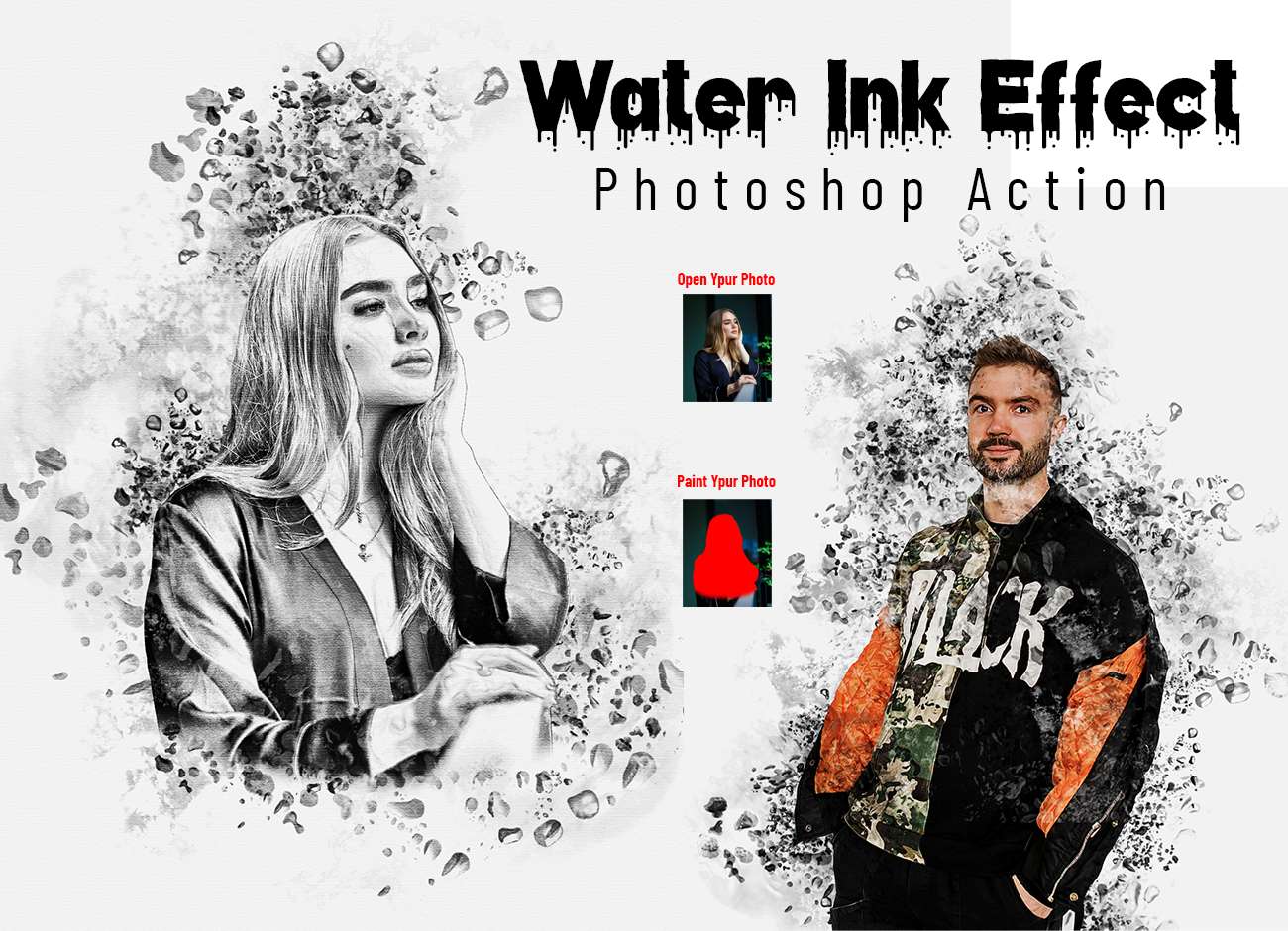 Water Ink Effect Photoshop Action