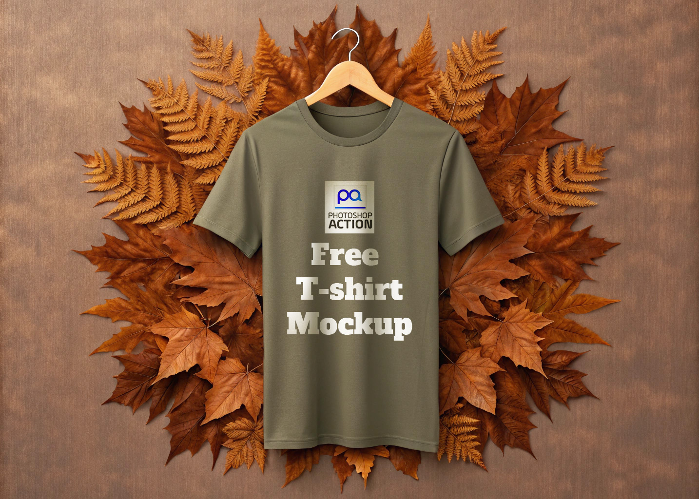 Free Pure T-Shirt Display Mockup