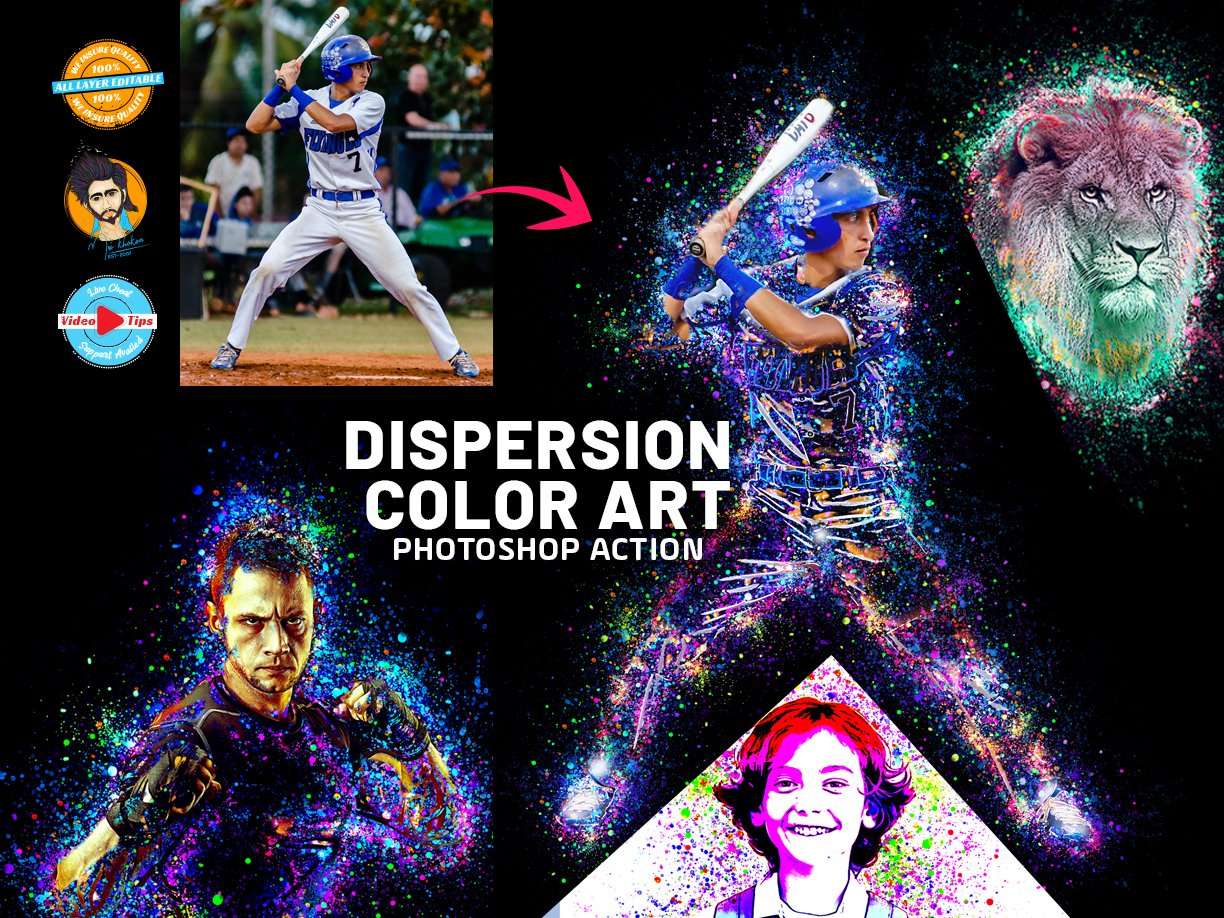 Dispersion Color Art Effect